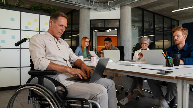 Global accessibility globe with crypto pins